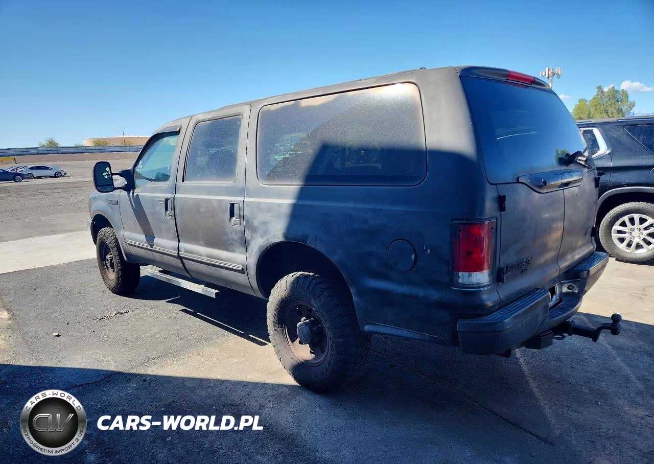 2000 Ford Excursion Xlt VIN:1FMNU41S4YED08557 - 2