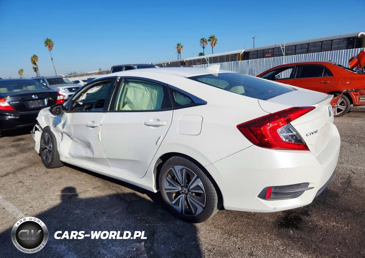 2018 Honda Civic Ex VIN:JHMFC1F34JX039013 - 2