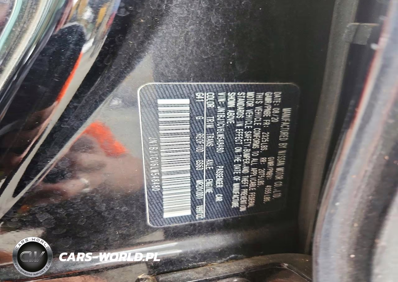 2020 Nissan Rogue Sport S VIN:JN1BJ1CV6LW548480 - 13