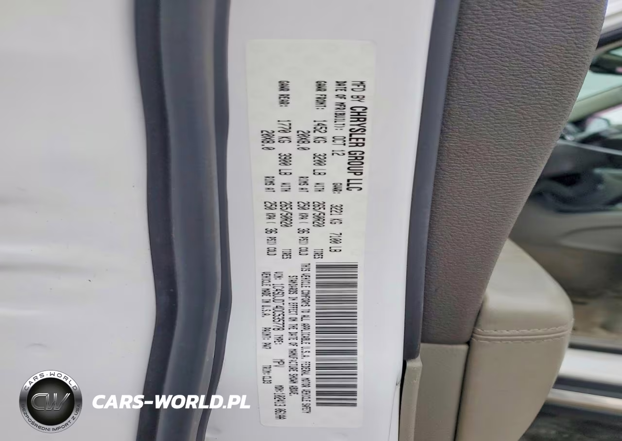 2013 Dodge Durango Crew VIN:1C4SDJDT4DC535778 - 13