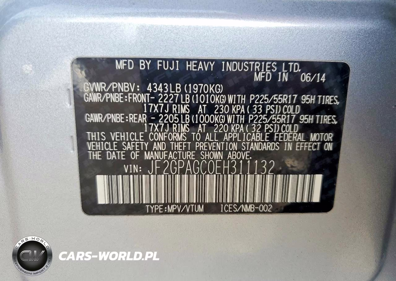 2014 Subaru Xv Crosstrek 2.0 Limited VIN:JF2GPAGC0EH311132 - 13