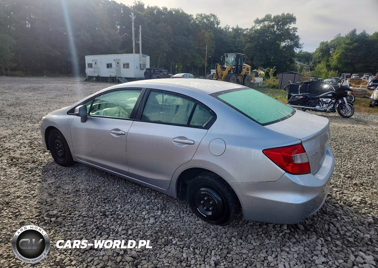 2012 Honda Civic Lx VIN:2HGFB2F54CH597674 - 2