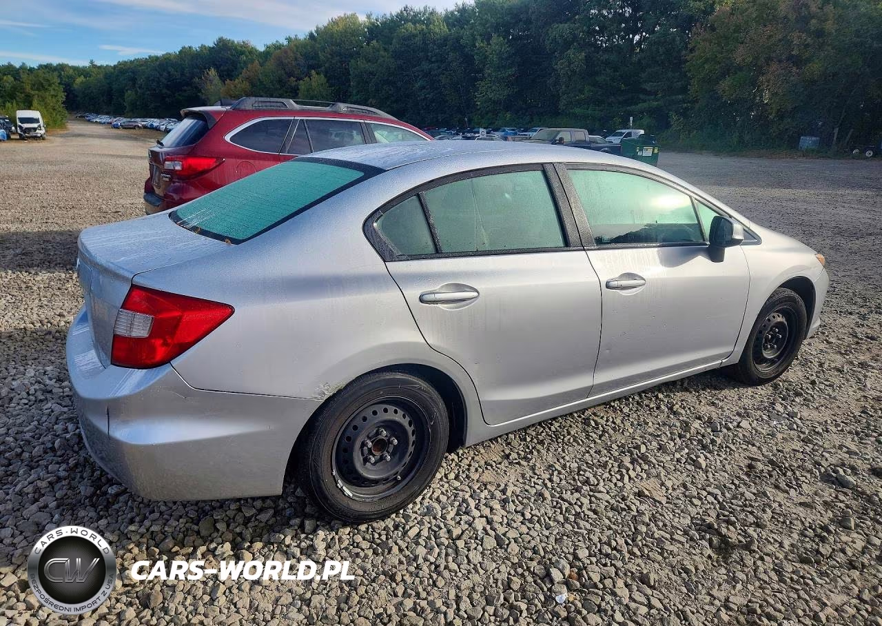 2012 Honda Civic Lx VIN:2HGFB2F54CH597674 - 3