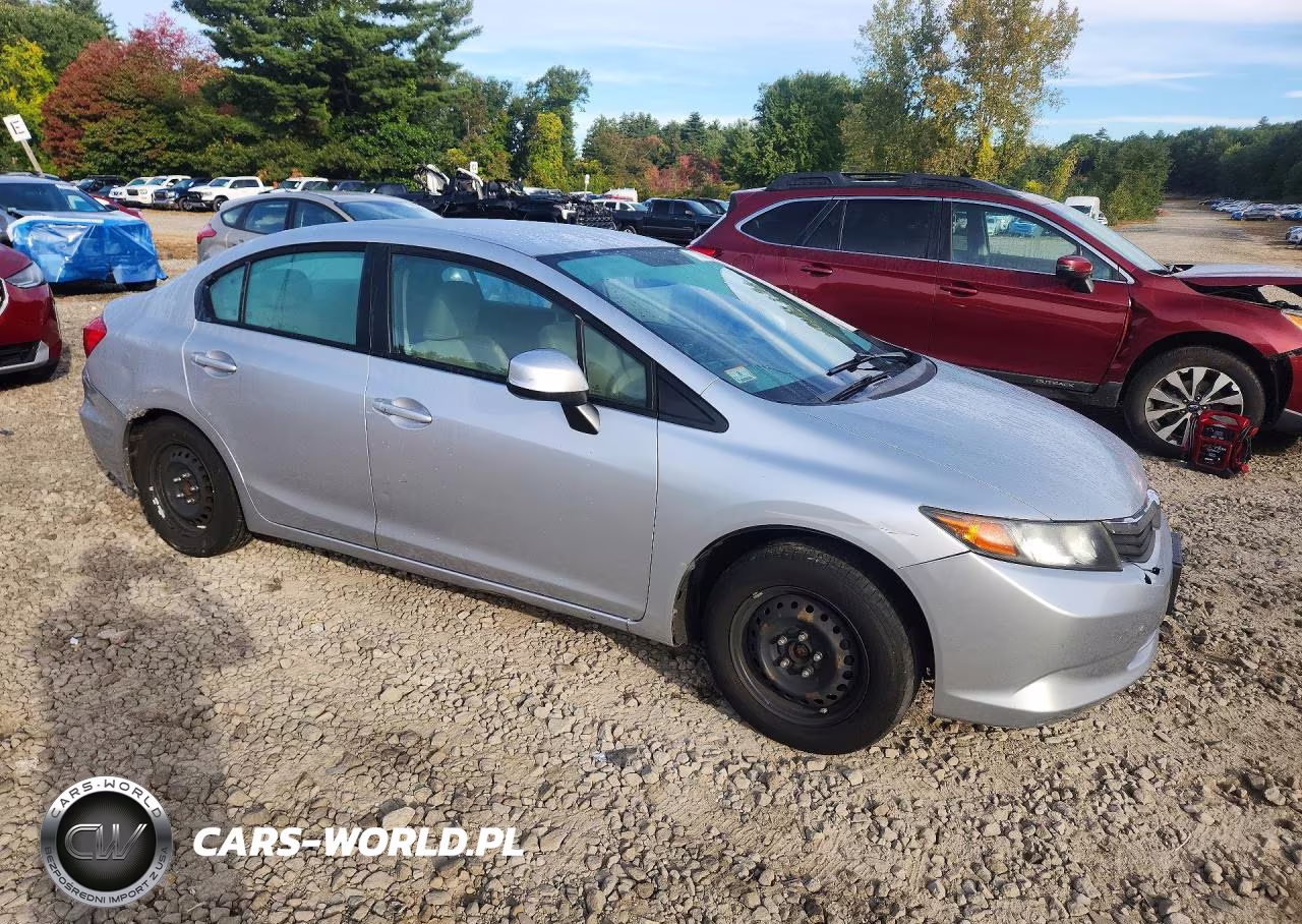 2012 Honda Civic Lx VIN:2HGFB2F54CH597674 - 4