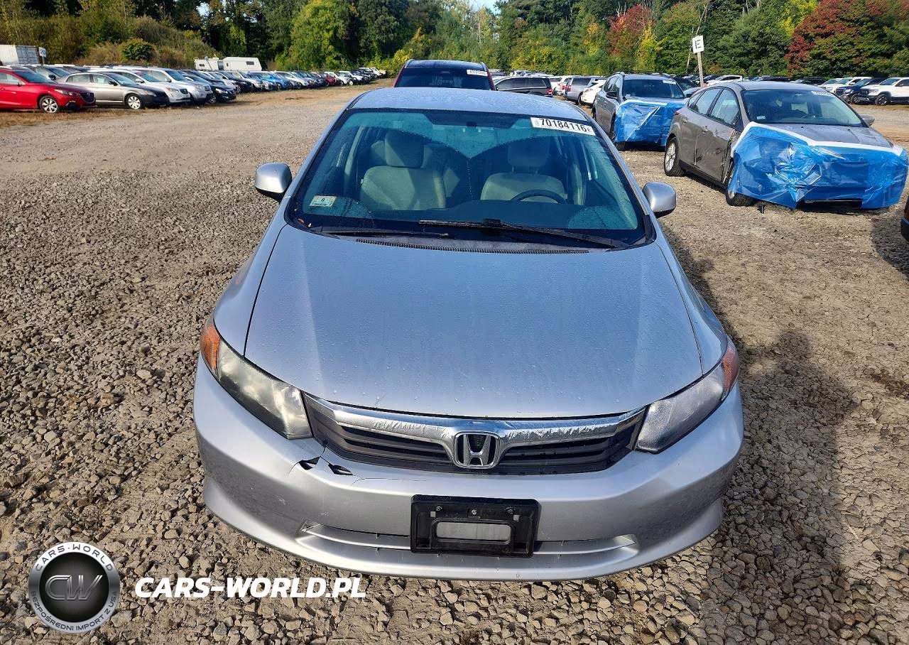 2012 Honda Civic Lx VIN:2HGFB2F54CH597674 - 5