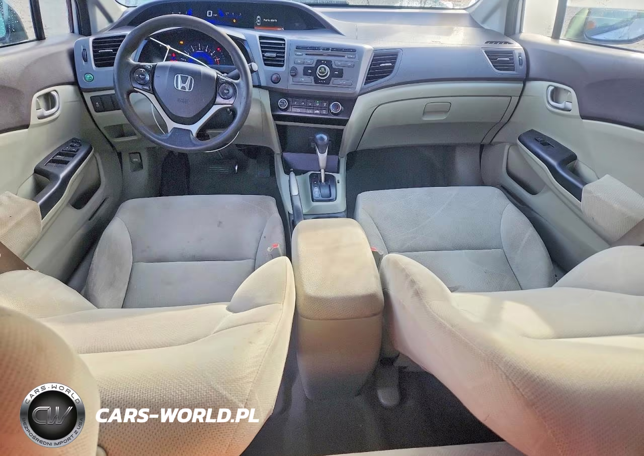 2012 Honda Civic Lx VIN:2HGFB2F54CH597674 - 8