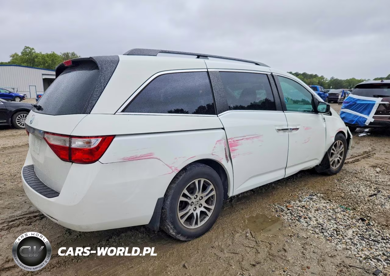 2013 Honda Odyssey Exl VIN:5FNRL5H69DB047295 - 3