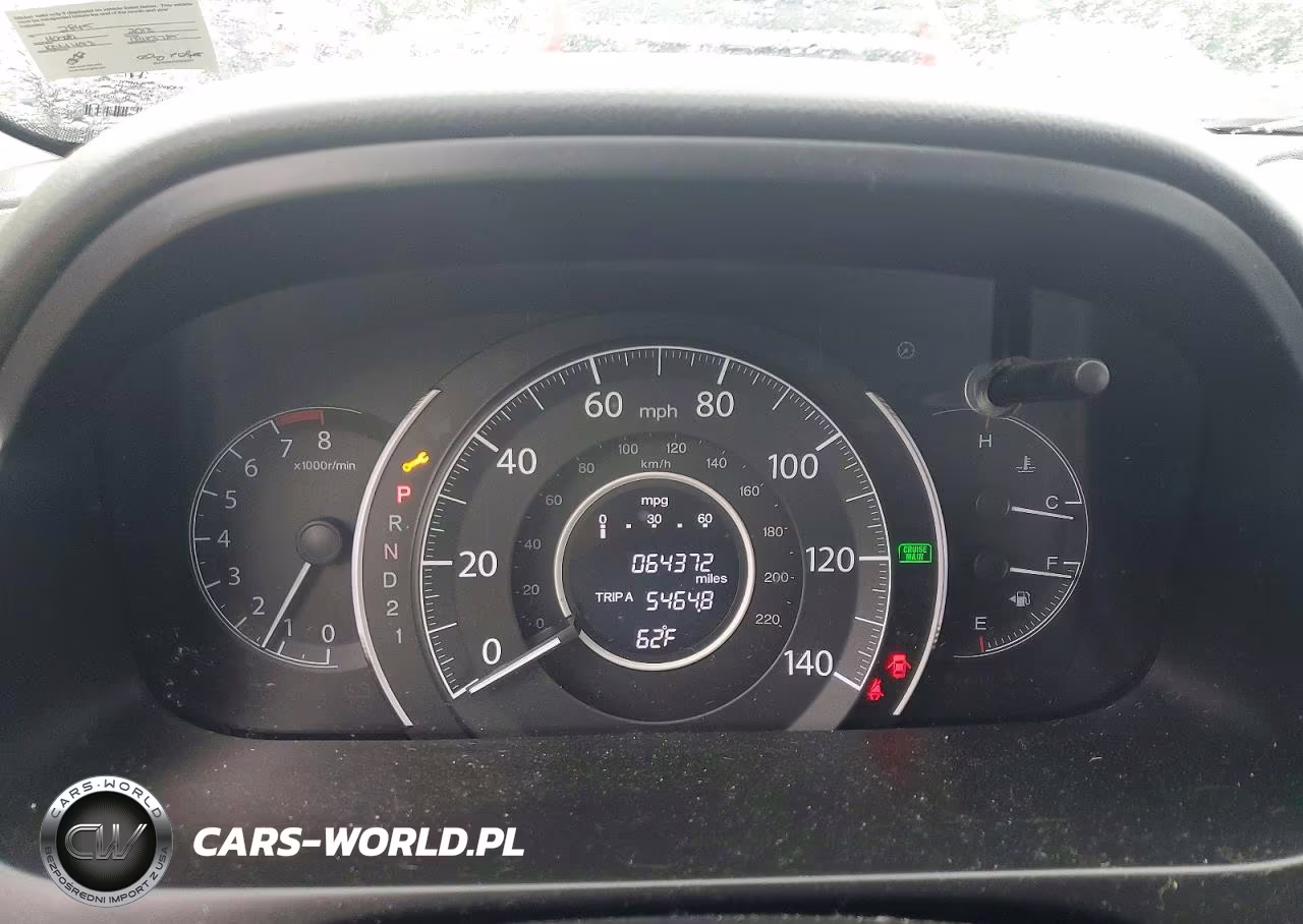 2013 Honda Cr-V Lx VIN:2HKRM4H35DH662845 - 9