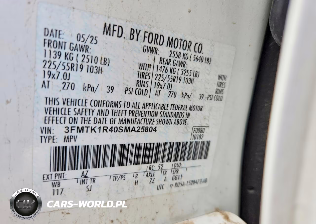2025 Ford Mustang Mach-E Select VIN:3FMTK1R40SMA25804 - 14