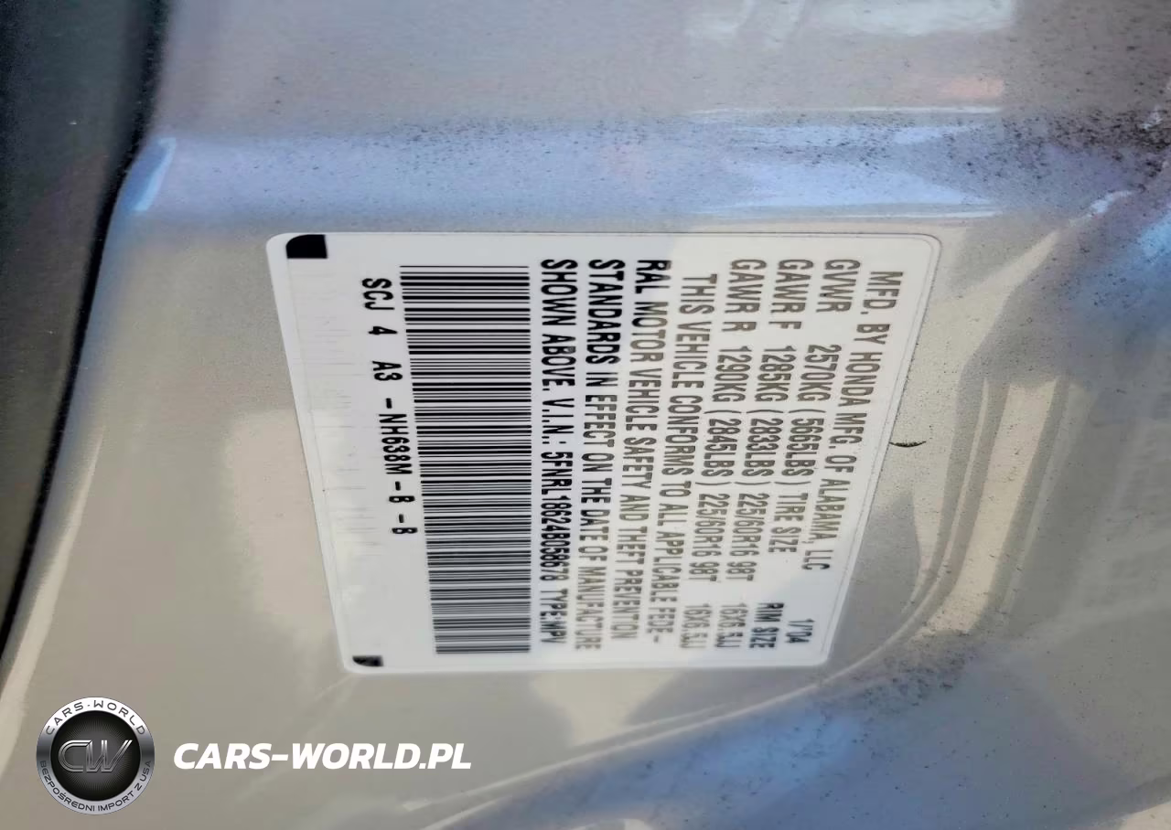 2004 Honda Odyssey Ex VIN:5FNRL18624B058678 - 14