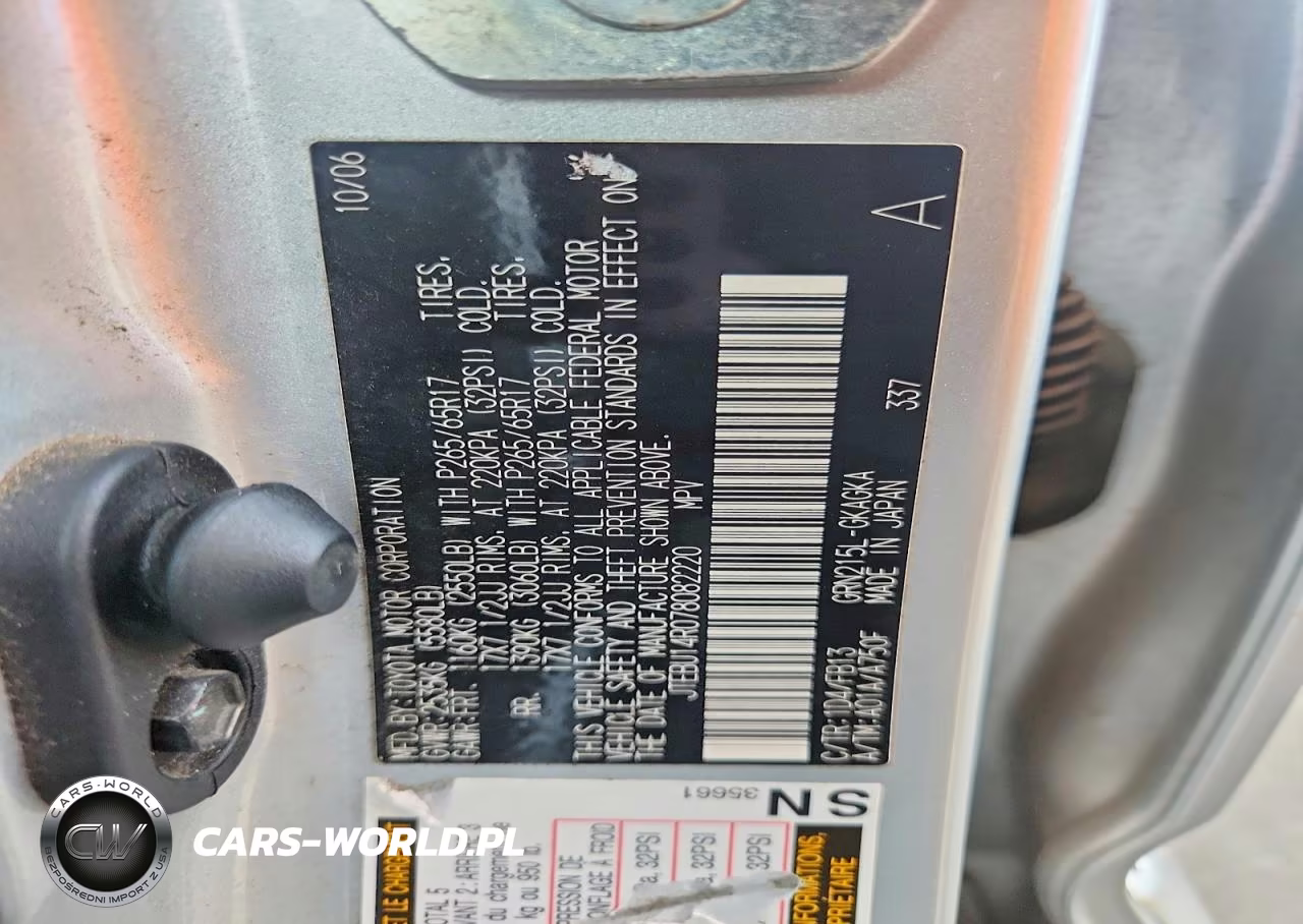 2007 Toyota 4Runner Sr5 VIN:JTEBU14R078082220 - 13