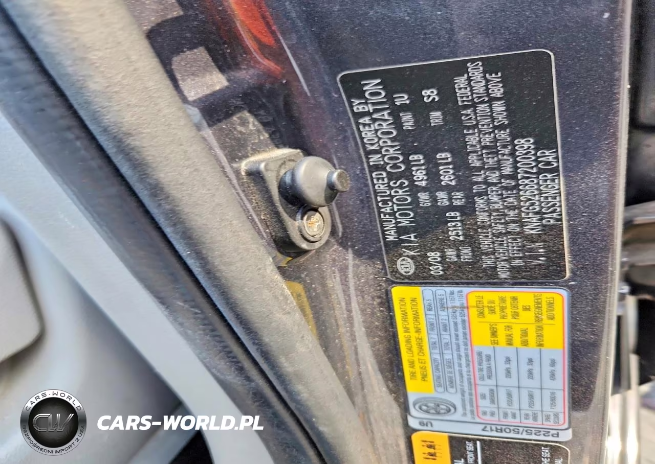 2008 Kia Rondo Lx VIN:KNAFG526687200398 - 12