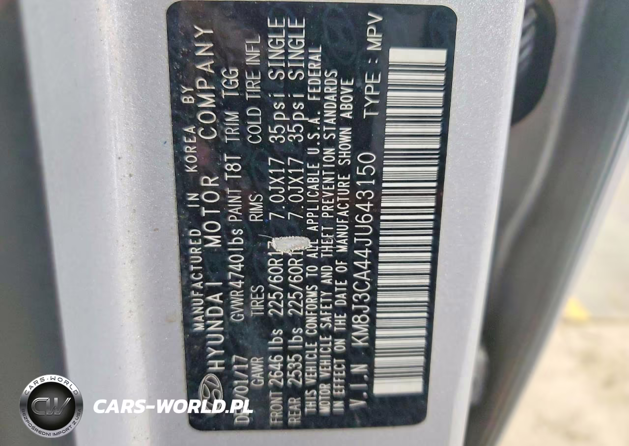 2018 Hyundai Tucson Sel VIN:KM8J3CA44JU643150 - 13
