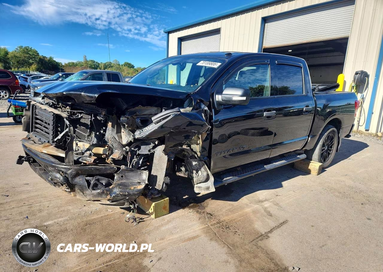 2018 Nissan Titan Sl VIN:1N6AA1E50JN525699 - 1