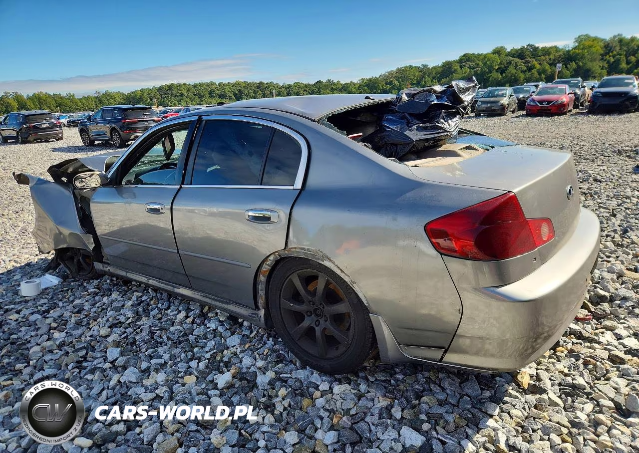 2006 Infiniti G35 Base VIN:JNKCV51E86M510005 - 2