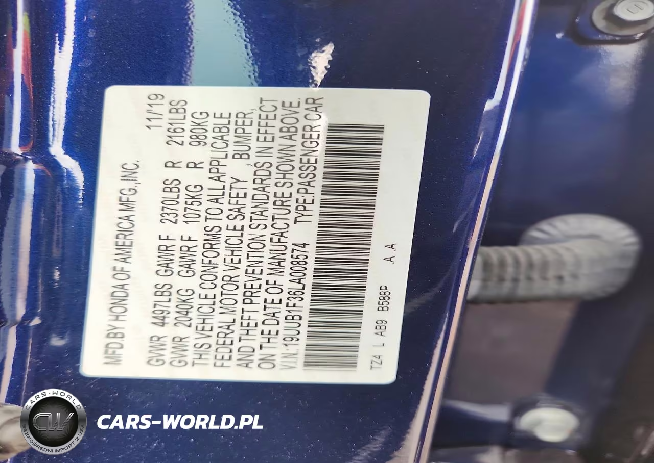 2020 Acura Tlx VIN:19UUB1F36LA008574 - 13