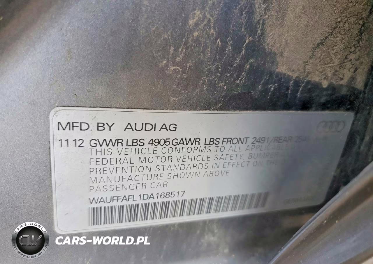2013 Audi A4 Premium Plus VIN:WAUFFAFL1DA168517 - 12