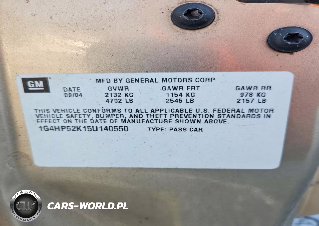2005 Buick Lesabre Custom VIN:1G4HP52K15U140550 - 12