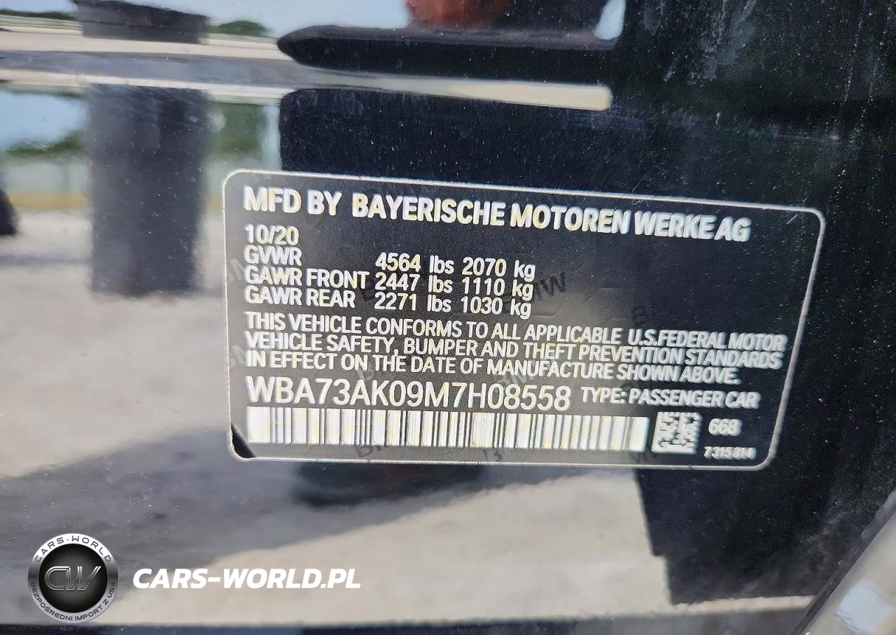 2021 BMW 228Xi VIN:WBA73AK09M7H08558 - 13