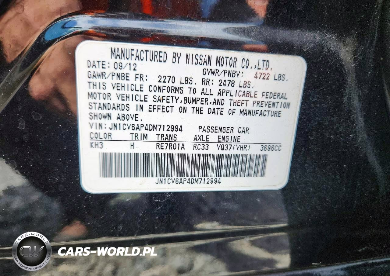 2013 Infiniti G37 Sedan Journey VIN:JN1CV6AP4DM712994 - 12