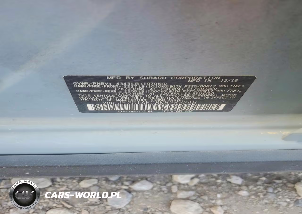 2019 Subaru Crosstrek Premium VIN:JF2GTAEC8K8282246 - 12