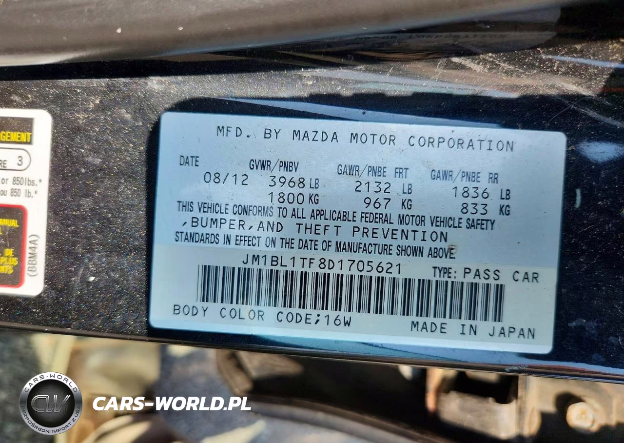 2013 Mazda 3 I VIN:JM1BL1TF8D1705621 - 12