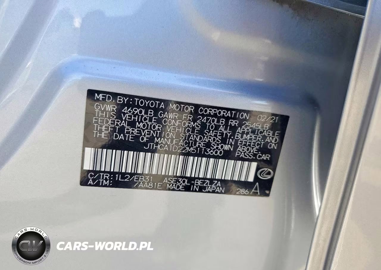 2021 Lexus Is 300 VIN:JTHCA1D22M5113600 - 13