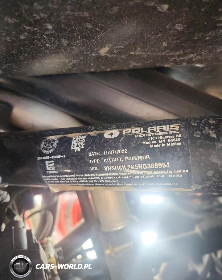2022 Polaris Rzr Utility Vehicle VIN:3NSRML2K5NG388954 - 10