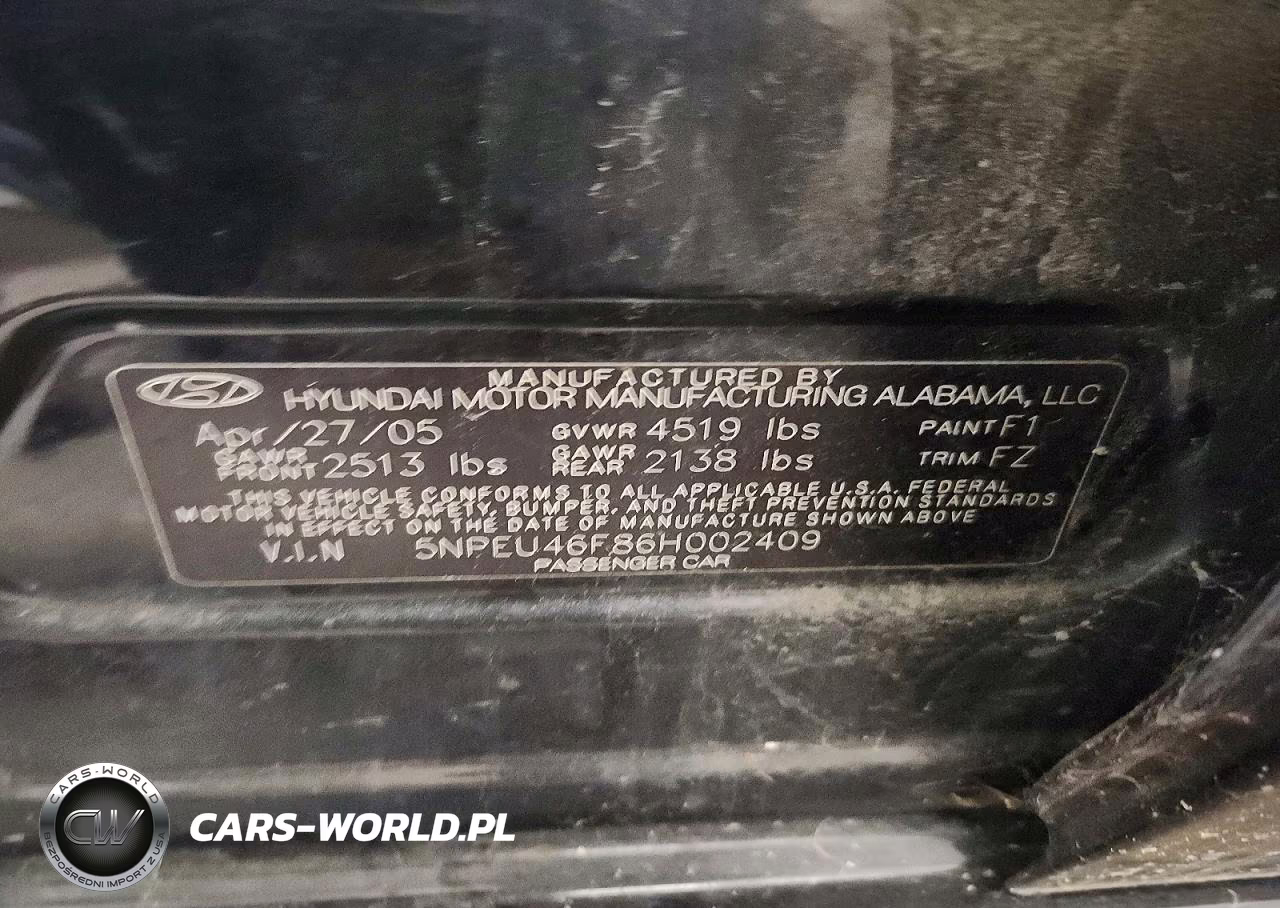 2006 Hyundai Sonata Gls V6 VIN:5NPEU46F86H002409 - 12