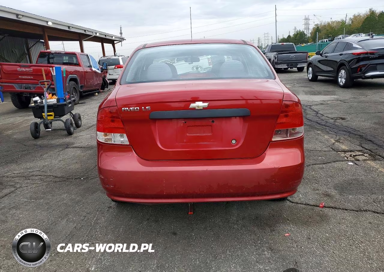 2006 Chevrolet Aveo Base VIN:KL1TD56616B639261 - 6