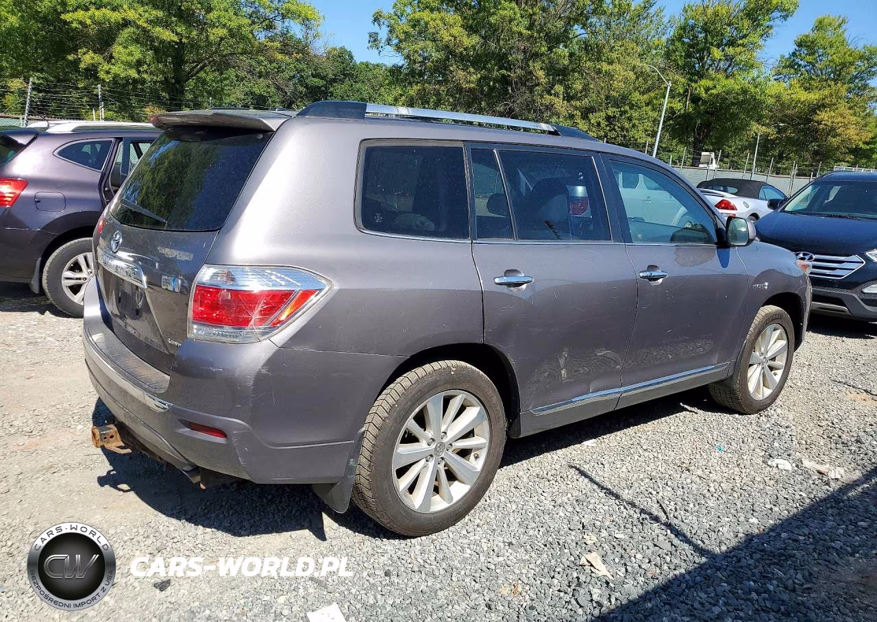 2013 Toyota Highlander Hybrid Limited VIN:JTEDC3EH0D2019193 - 3
