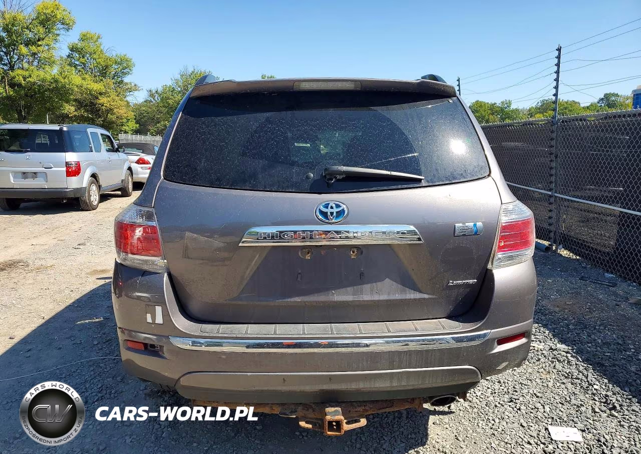 2013 Toyota Highlander Hybrid Limited VIN:JTEDC3EH0D2019193 - 6