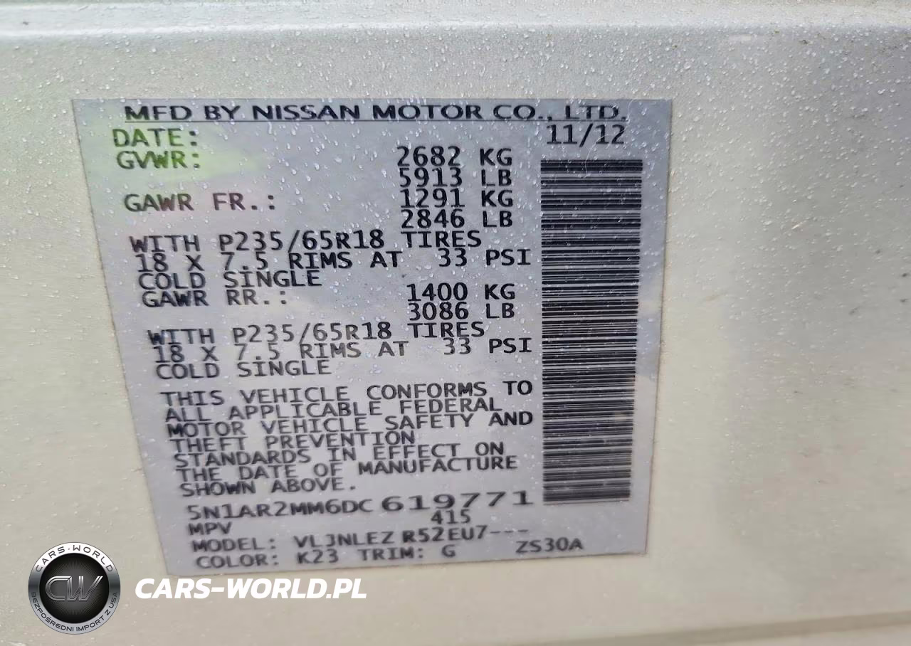 2013 Nissan Pathfinder S VIN:5N1AR2MM6DC619771 - 13