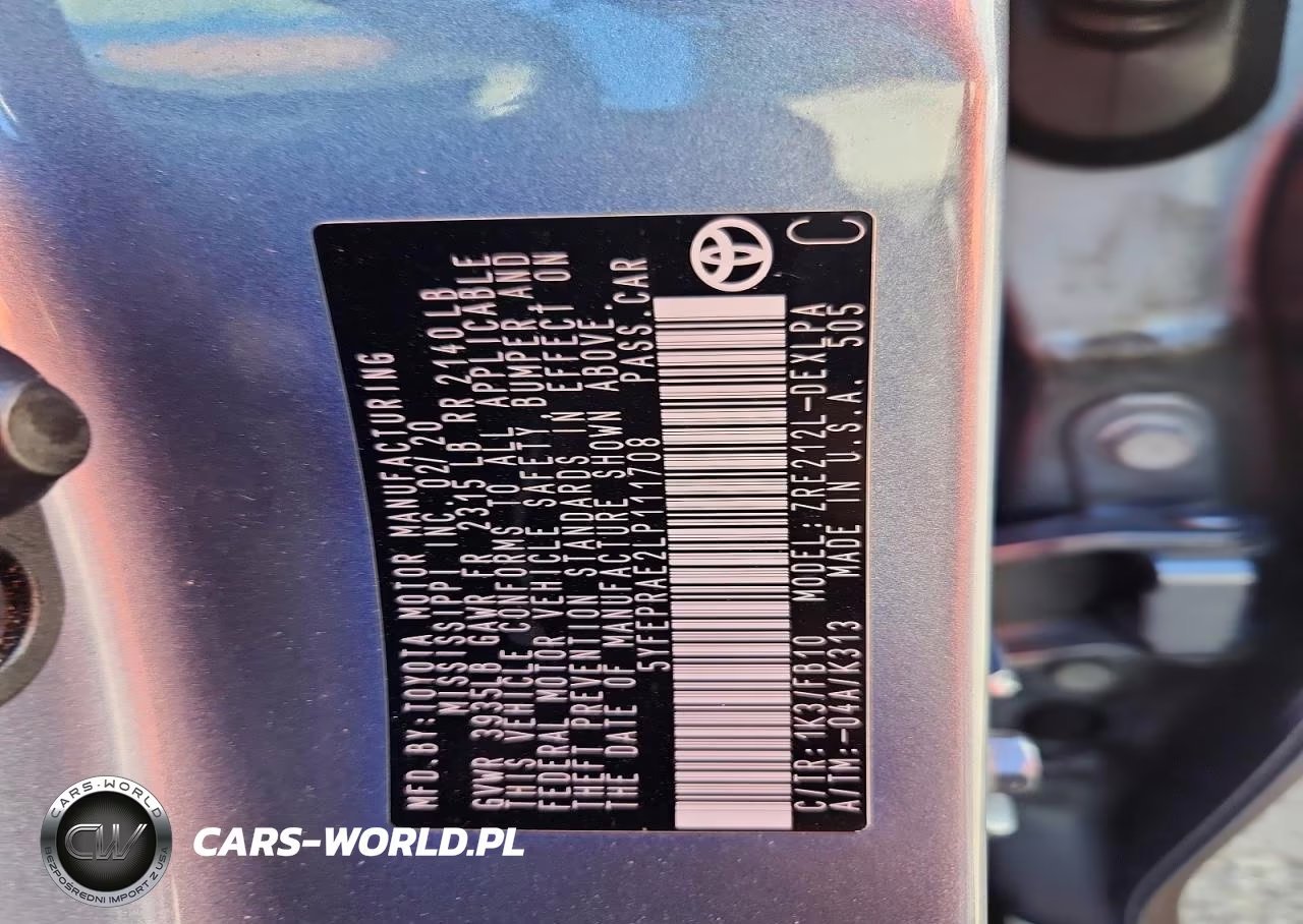 2020 Toyota Corolla Le VIN:5YFEPRAE2LP111708 - 12