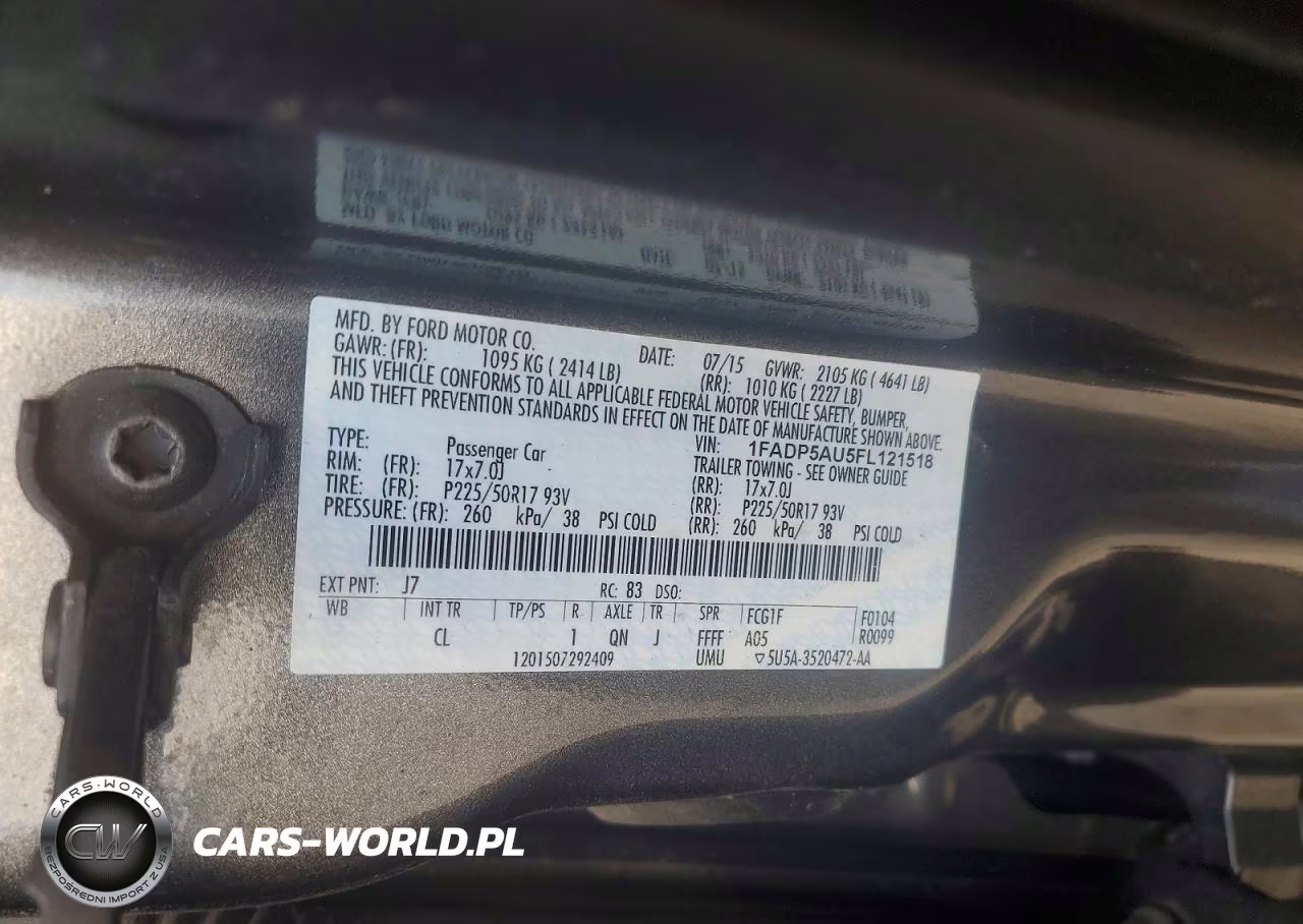 2015 Ford C-Max Se VIN:1FADP5AU5FL121518 - 13