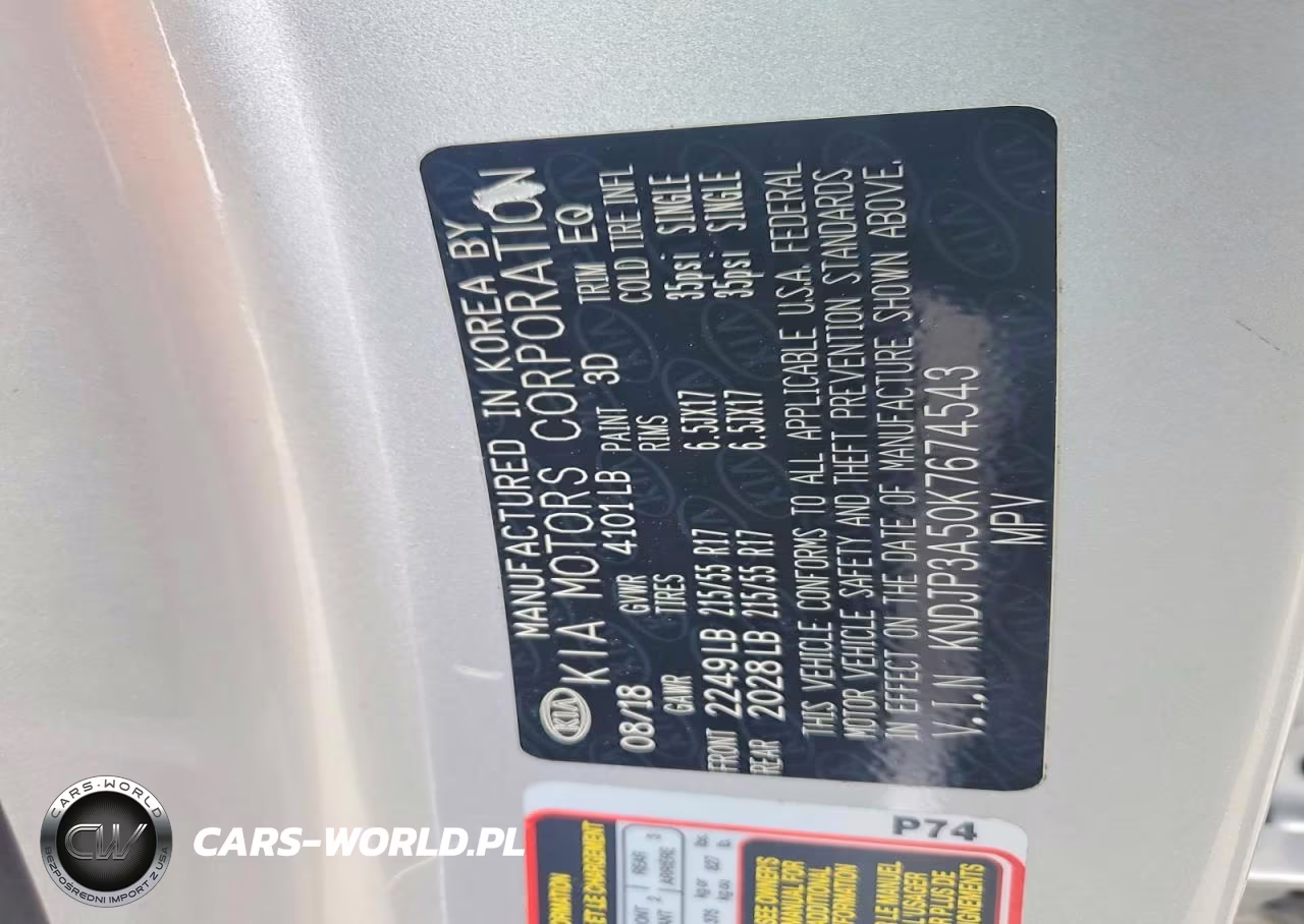 2019 Kia Soul + VIN:KNDJP3A50K7674543 - 13