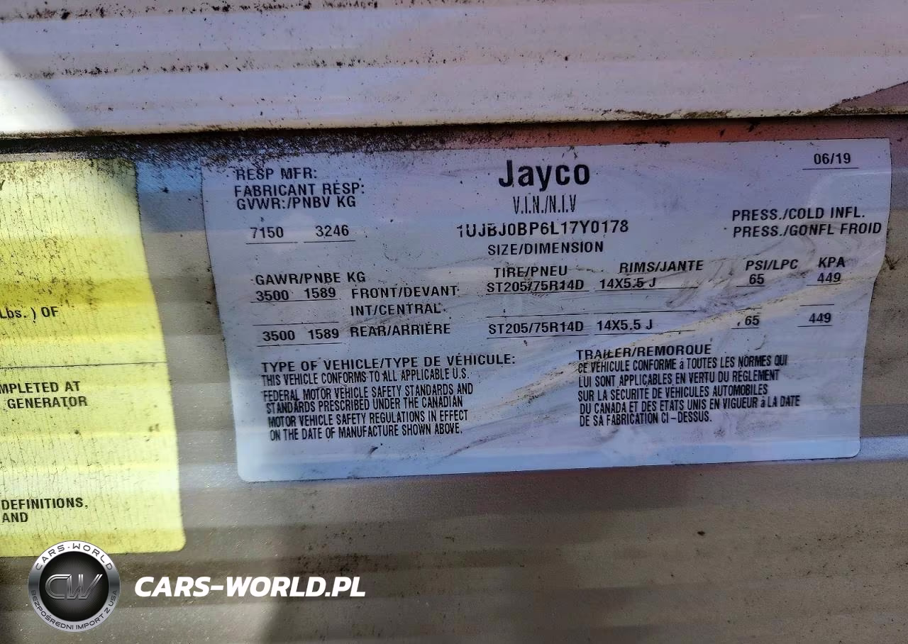 2020 Jayco Jay Flight Slx Camper VIN:1UJBJ0BP6L17Y0178 - 8
