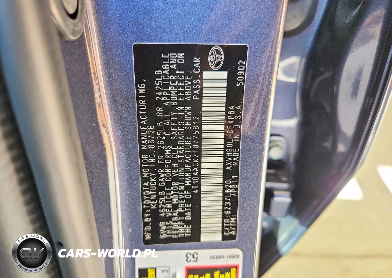 2026 Toyota Camry Xse VIN:4T1DAACK7TU775812 - 12