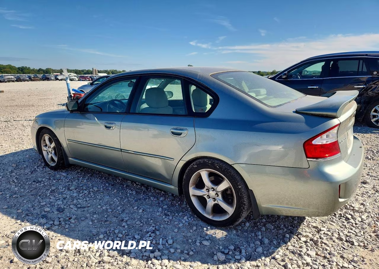 2009 Subaru Legacy 2.5I VIN:4S3BL616197221875 - 2