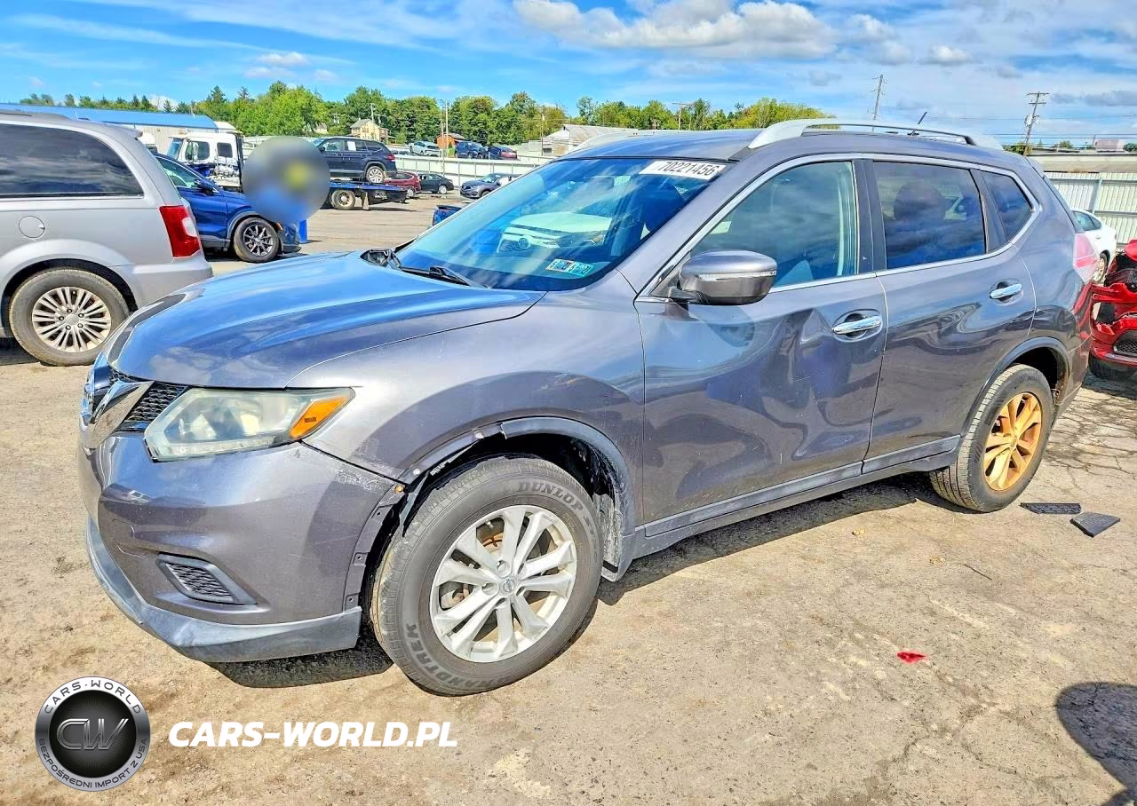 2014 Nissan Rogue Sv VIN:5N1AT2MK4EC782341 - 1