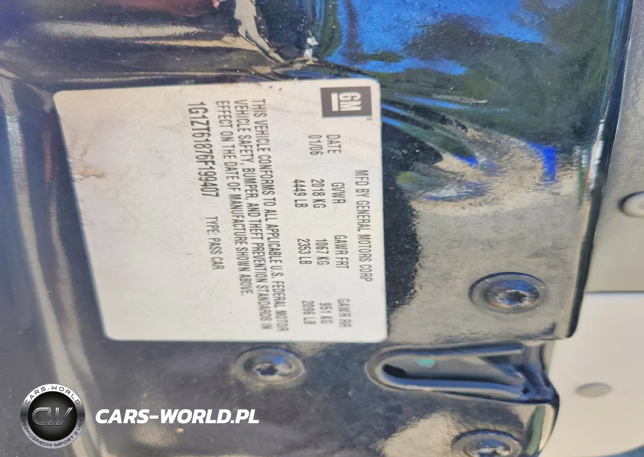 2006 Chevrolet Malibu Maxx Lt VIN:1G1ZT61876F199407 - 12