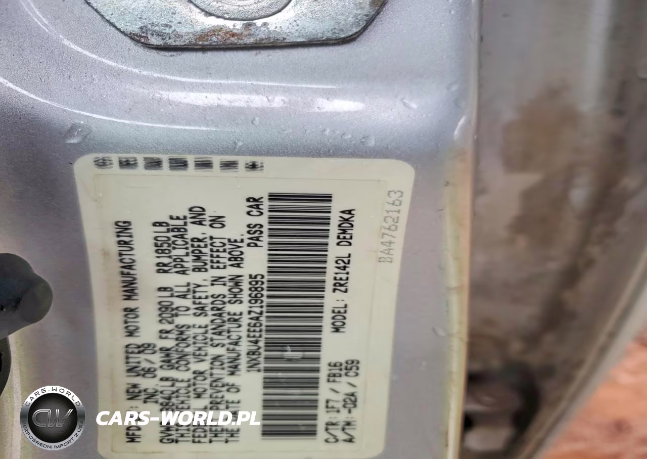2010 Toyota Corolla Base VIN:1NXBU4EE6AZ196895 - 12