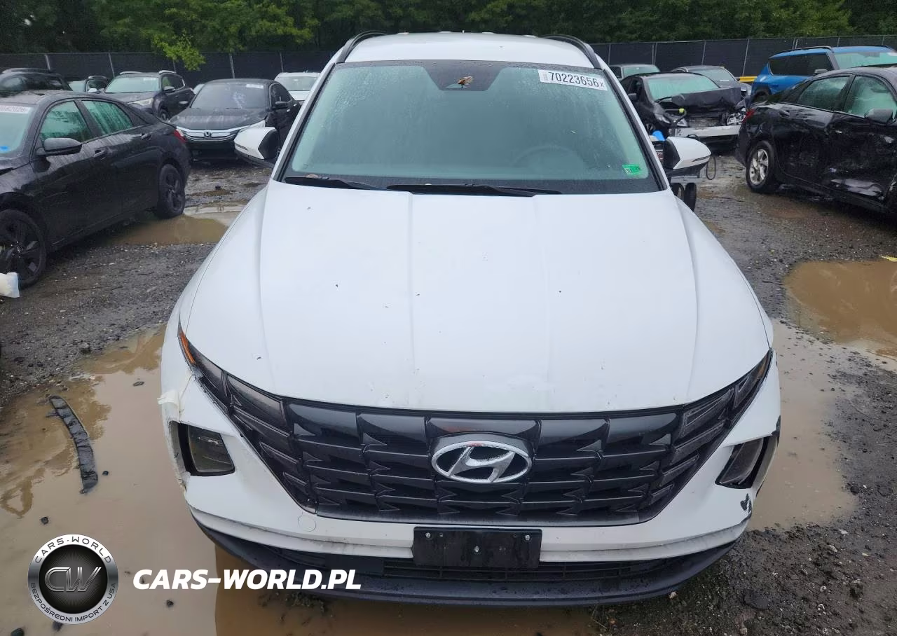 2022 Hyundai Tucson Blue VIN:KM8JBCA18NU081445 - 5