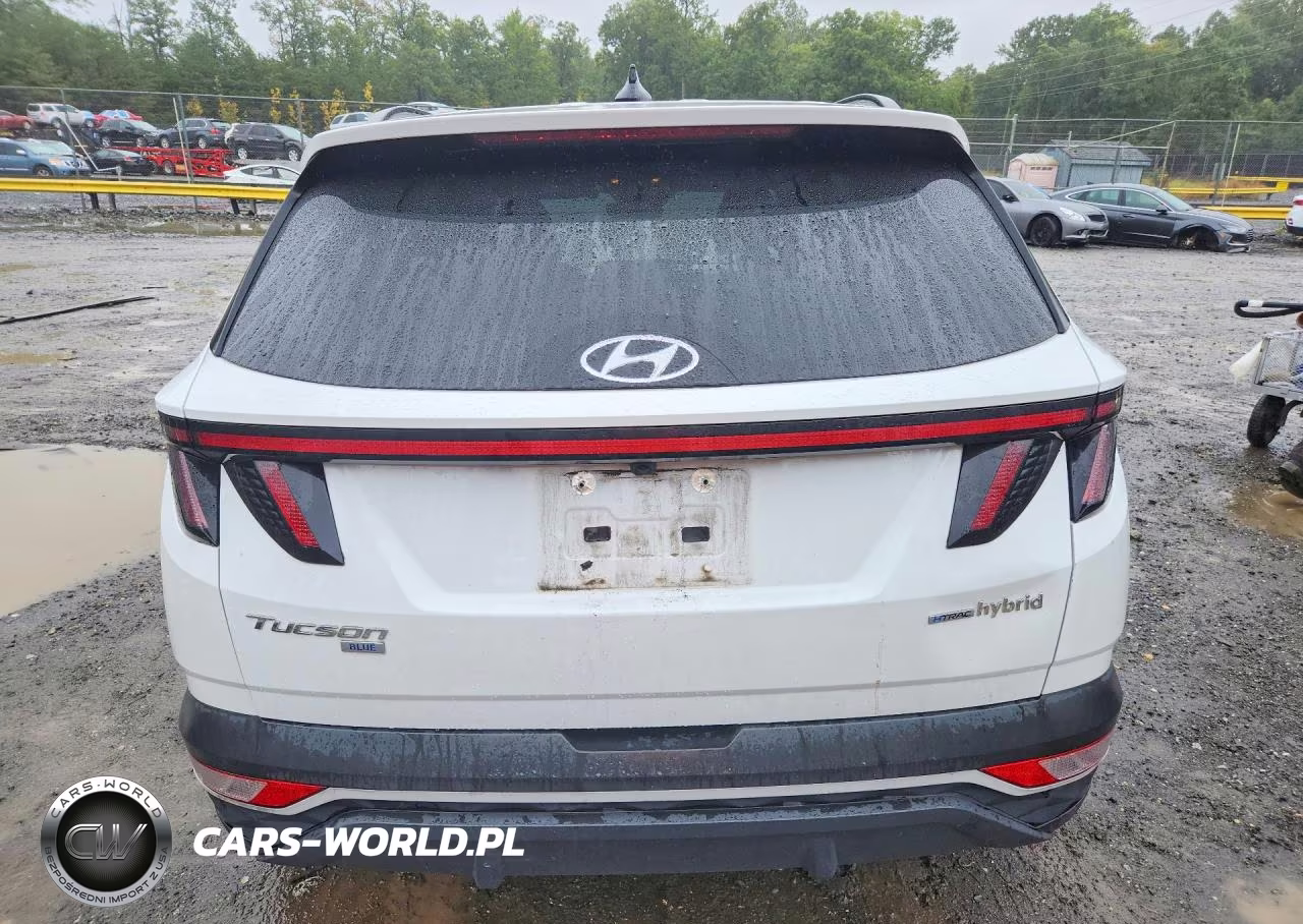 2022 Hyundai Tucson Blue VIN:KM8JBCA18NU081445 - 6