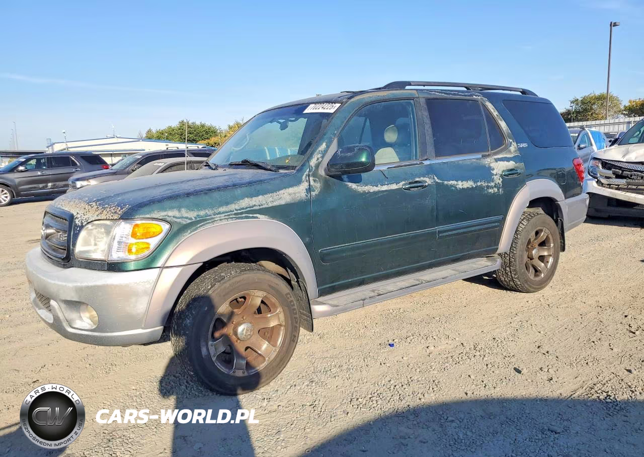 2002 Toyota Sequoia Sr5 VIN:5TDZT34A12S132638 - 1