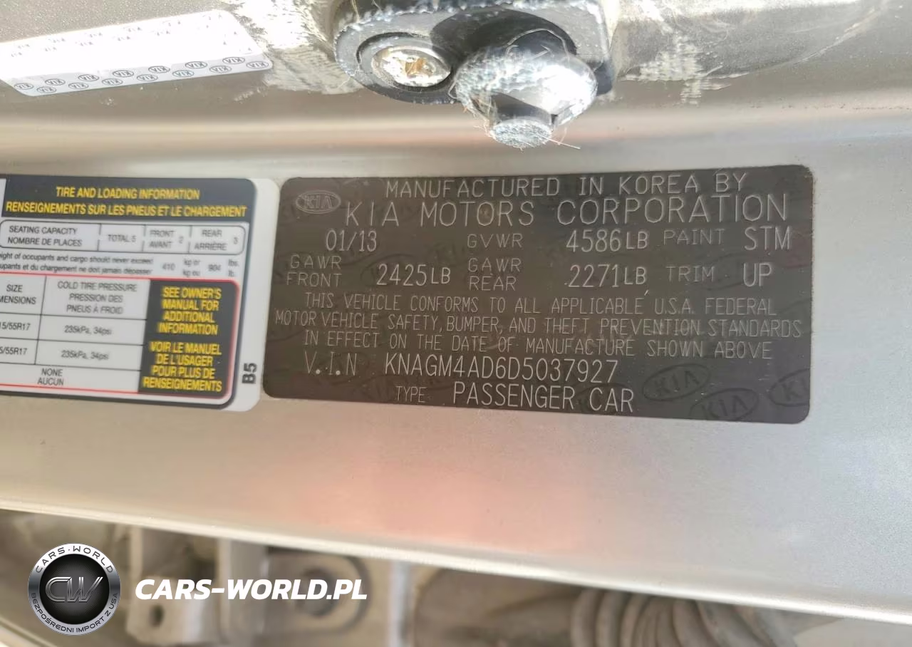 2013 Kia Optima Hybrid VIN:KNAGM4AD6D5037927 - 12