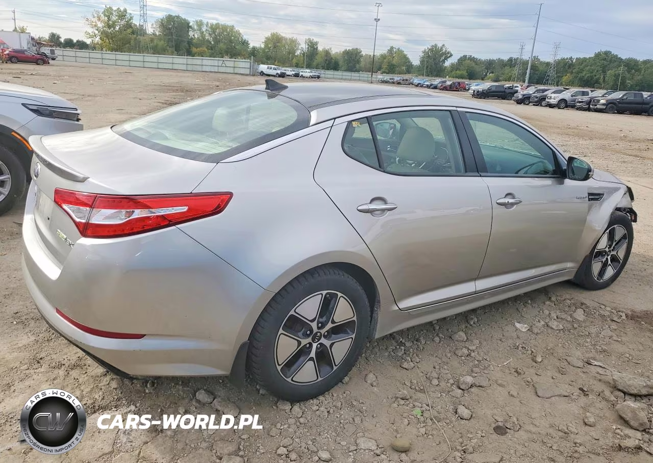 2013 Kia Optima Hybrid VIN:KNAGM4AD6D5037927 - 3