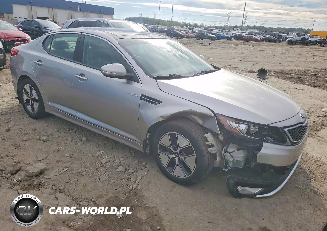 2013 Kia Optima Hybrid VIN:KNAGM4AD6D5037927 - 4