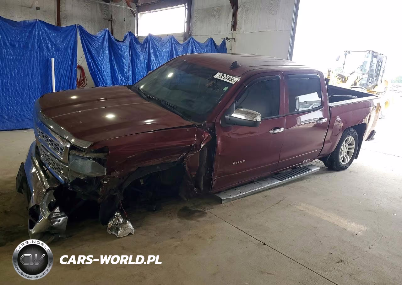 2015 Chevrolet Silverado K1500 Lt VIN:3GCUKREC4FG191204 - 1