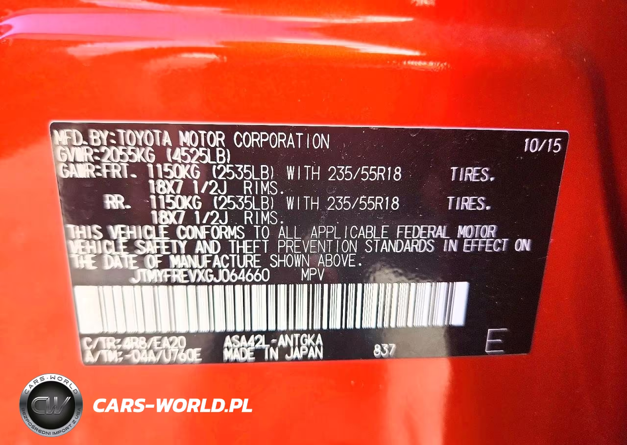 2016 Toyota Rav4 Limited VIN:JTMYFREVXGJ064660 - 13